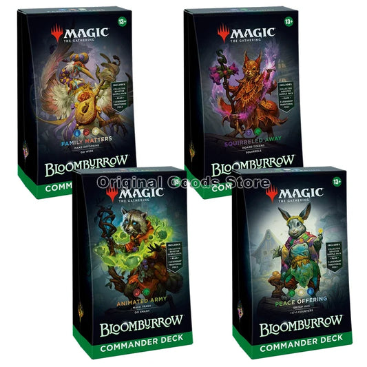 Original Magic The Gathering Bloomburrow Card English Collection Trading Cards Children Birthday Christmas Gifts Board Game Toys