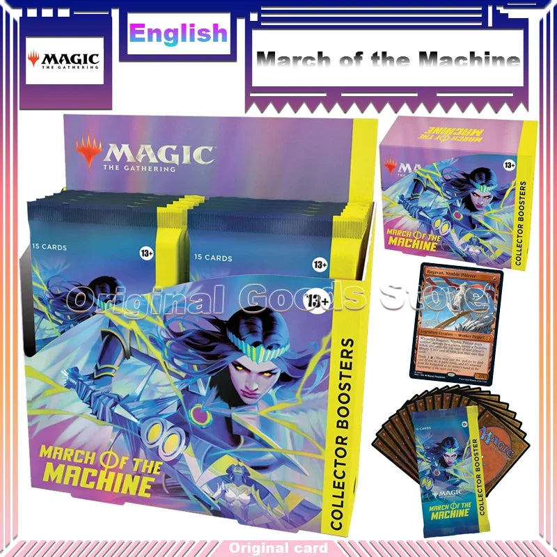 Magic: The Gathering March of the Machine Collector Booster Box | 12 Mana Galaxy Game Magic: The Gathering March of the Machine Collector Booster Box | 12 Mana Galaxy Game