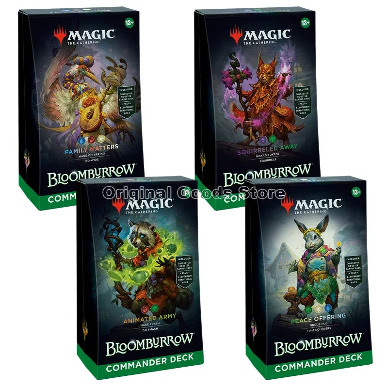 Original Magic The Gathering Bloomburrow Card English Collection Trading Cards Children Birthday Christmas Gifts Board Game Toys