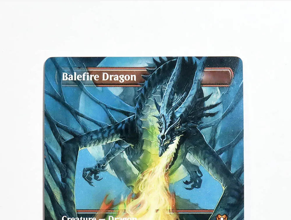 [Balefire Dragon] Foil/Holo TCG Magical Proxy Black Top Quality Proxy Playing Cards Gathering Board Game Deck Trading Cards