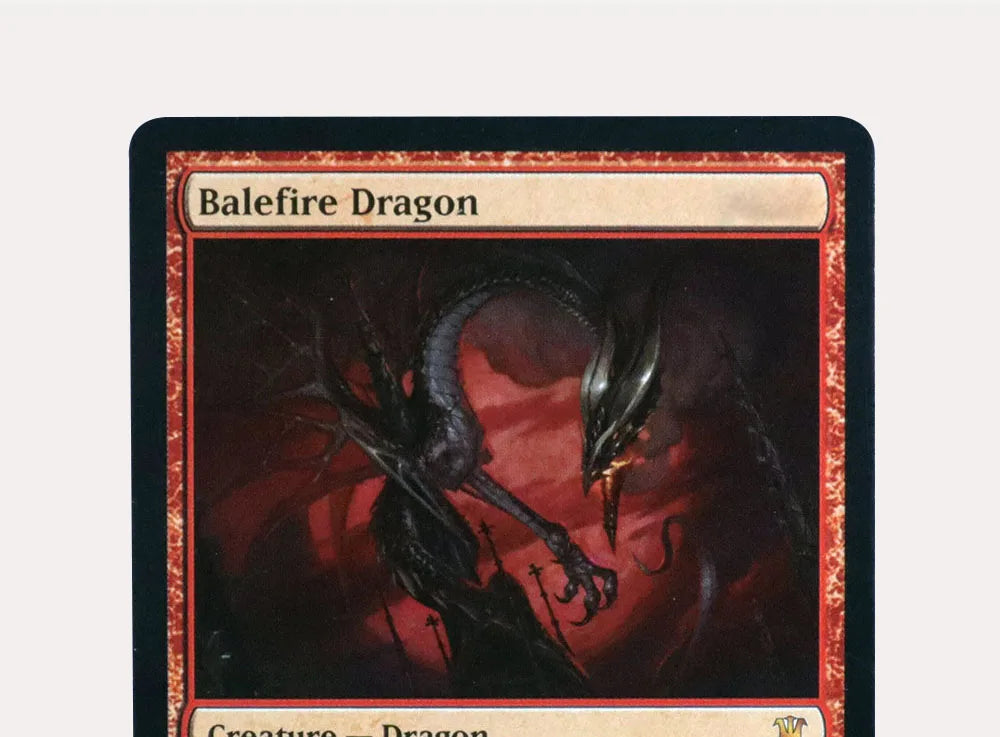[Balefire Dragon] Foil/Holo TCG Magical Proxy Black Top Quality Proxy Playing Cards Gathering Board Game Deck Trading Cards