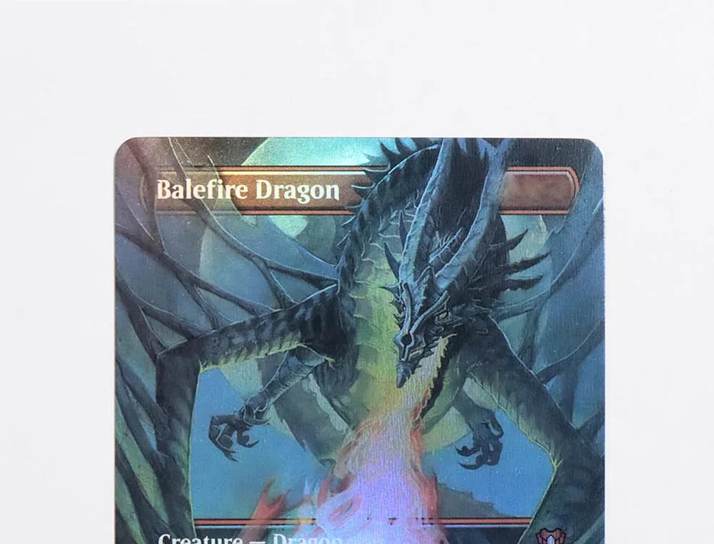 [Balefire Dragon] Foil/Holo TCG Magical Proxy Black Top Quality Proxy Playing Cards Gathering Board Game Deck Trading Cards