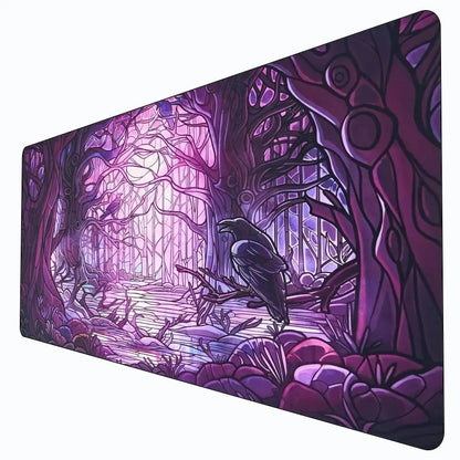MTG The Magic Gathering Play Mats Original Handcrafted Art Non-Slip TCG Playmat with Rubber Bottom & Stitched Edge CCG Card Mat