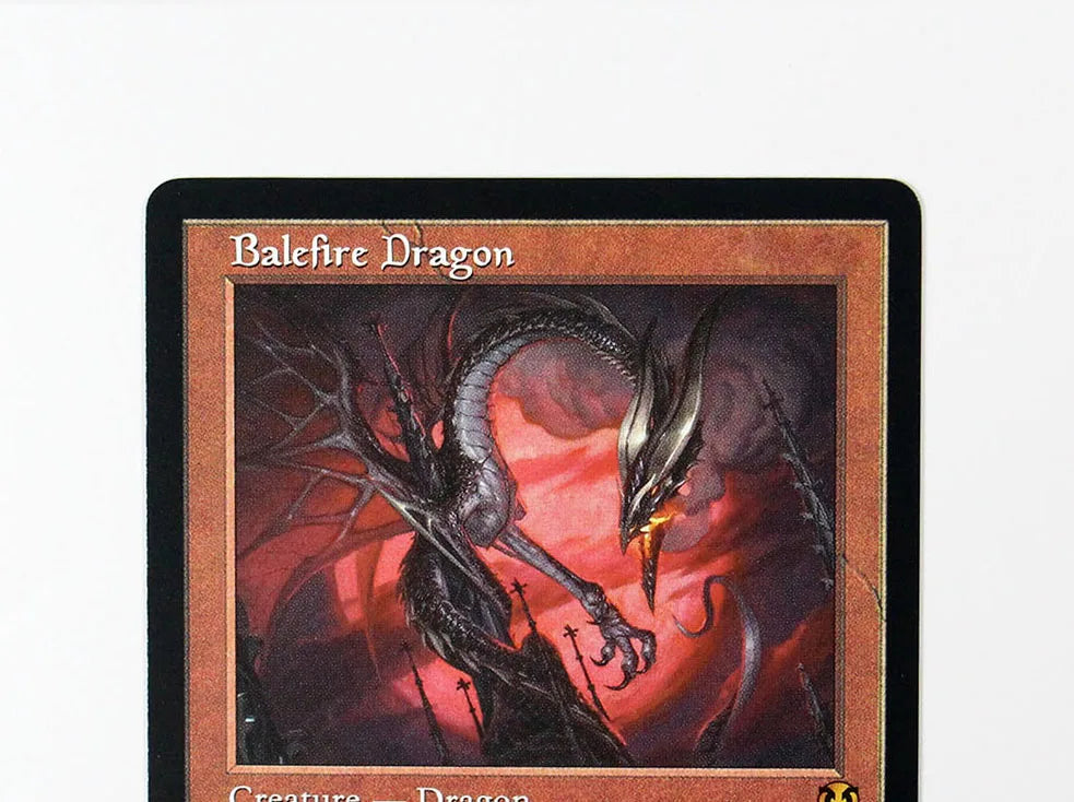[Balefire Dragon] Foil/Holo TCG Magical Proxy Black Top Quality Proxy Playing Cards Gathering Board Game Deck Trading Cards