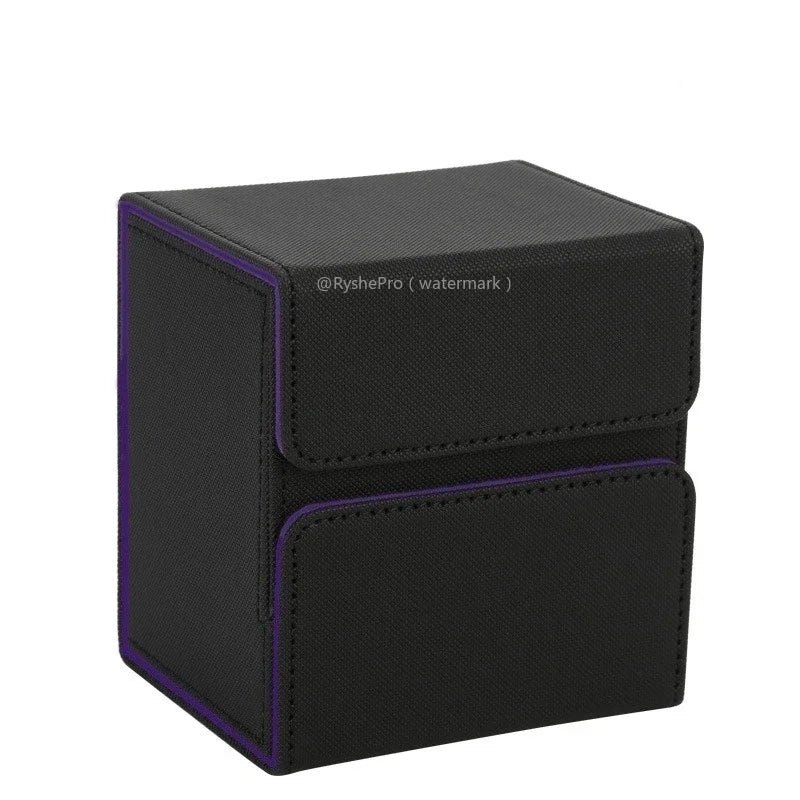 Commander Card Deck Box for MTG Holds 100+ Deck Box with 2 Dividers and Dice Tray Fits for MTG PTCG Magic Baseball Sports Cards