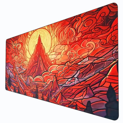 MTG The Magic Gathering Play Mats Original Handcrafted Art Non-Slip TCG Playmat with Rubber Bottom & Stitched Edge CCG Card Mat