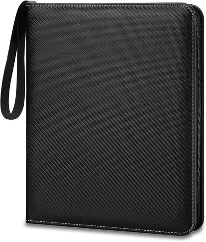 9 Pocket 900 Card Slots Card Binder, Premium Zip Trading Card Binder, Card Folder for MTG, TCG, Sports Cards, Game Cards