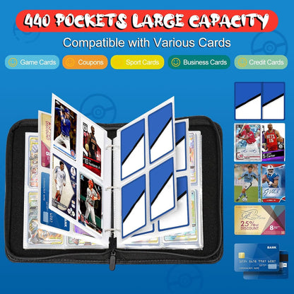 Pokémon Trading Album, 55 Pages, 440 pocket - Trading Card Album